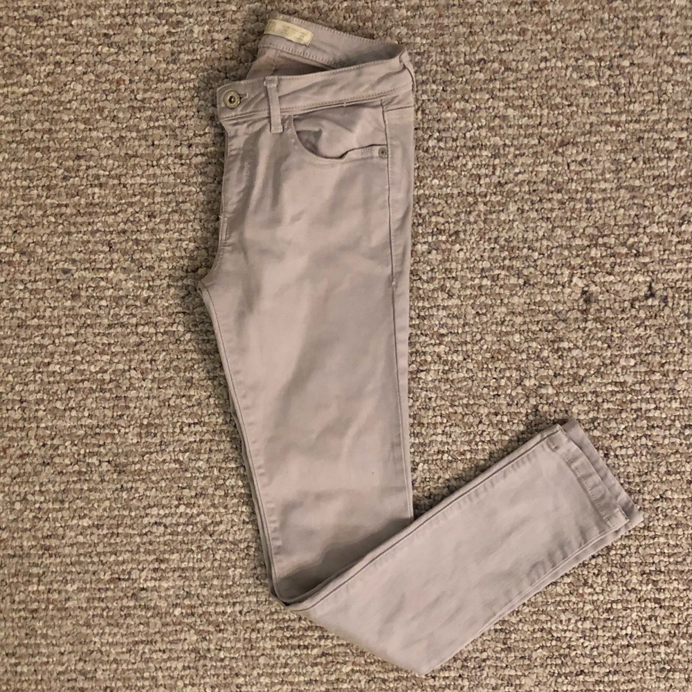Zara Women’s Beige Ankle Jeans Low Cut & Skinny